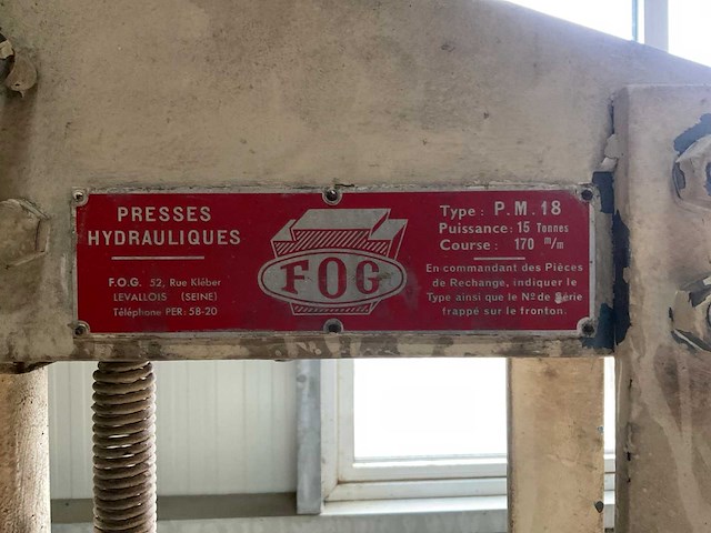 Fog p.m. 18 garagepers - afbeelding 2 van  3