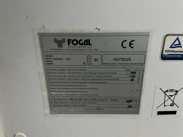 Fogal alaska 150 wandkoeling - afbeelding 6 van  6