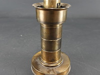 Föhl kandelaar koper/messing kandelaar met springveer - afbeelding 1 van  5