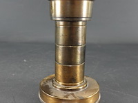 Föhl kandelaar koper/messing kandelaar met springveer - afbeelding 2 van  5