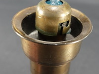 Föhl kandelaar koper/messing kandelaar met springveer - afbeelding 3 van  5