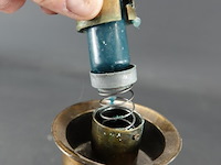 Föhl kandelaar koper/messing kandelaar met springveer - afbeelding 4 van  5