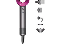 Föhn dyson, supersonic, zilver/paars - afbeelding 1 van  4