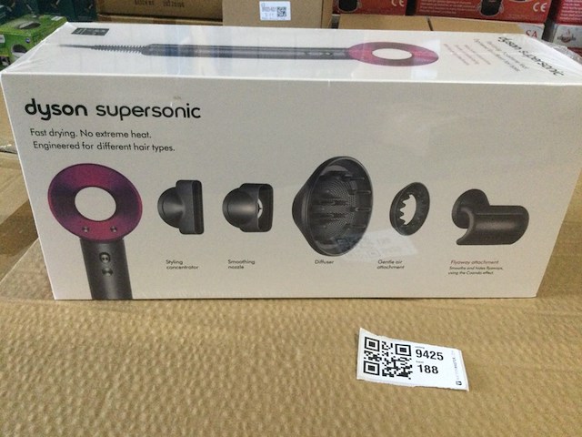 Föhn dyson, supersonic, zilver/paars - afbeelding 2 van  4