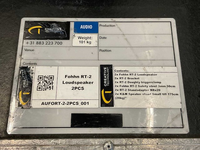 Fohnn rt-2 luidspreker (2x) - afbeelding 7 van  9