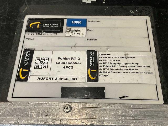 Fohnn rt-2 luidspreker (4x) - afbeelding 2 van  10