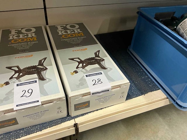 Foker 3p. ghisa gaskomfoor - afbeelding 1 van  2