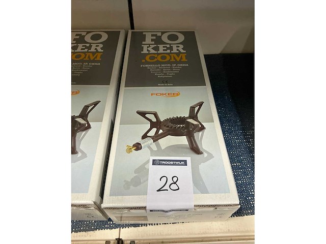 Foker 3p. ghisa gaskomfoor - afbeelding 2 van  2