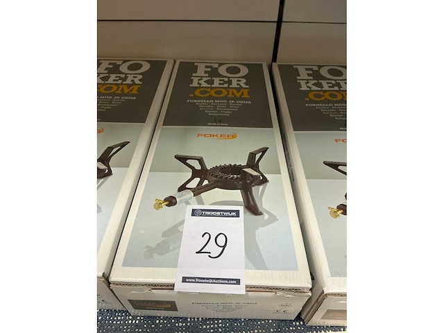 Foker 3p. ghisa gaskomfoor - afbeelding 2 van  2