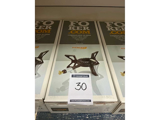 Foker 3p. ghisa gaskomfoor - afbeelding 2 van  2