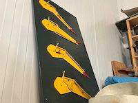 Fokker f27-50-100 mallen voor demo modelvlieltuig - afbeelding 7 van  8