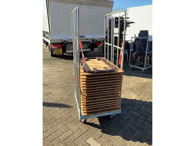 Foldable school exam table (20x) - afbeelding 2 van  4