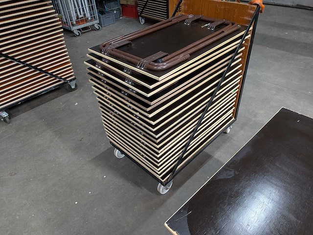 Foldable school exam table (20x) - afbeelding 2 van  4