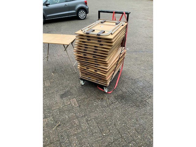 Foldable school exam table (22x) - afbeelding 4 van  8