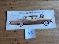 Folder ford 1957 - afbeelding 1 van  3