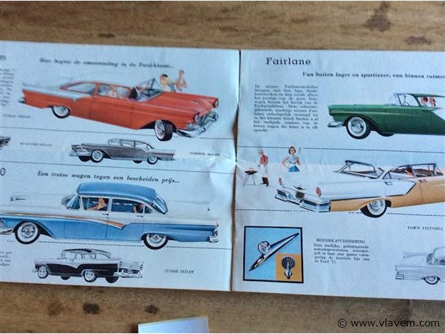 Folder ford 1957 - afbeelding 2 van  3