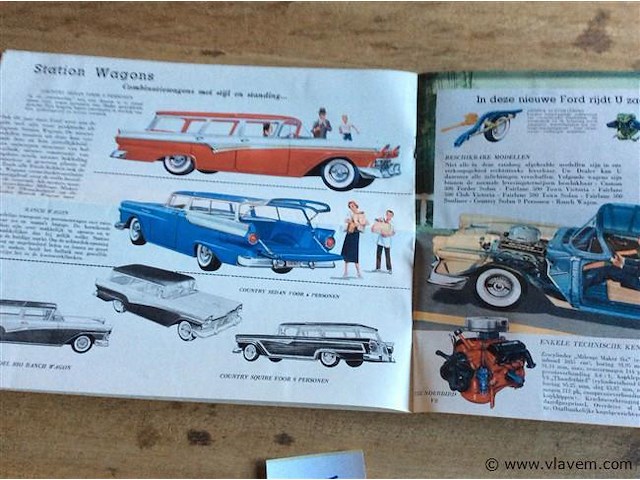 Folder ford 1957 - afbeelding 3 van  3