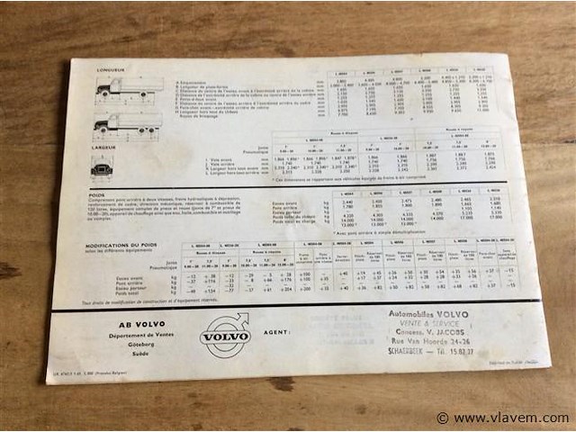Folder volvo vrachtwagen - afbeelding 4 van  4