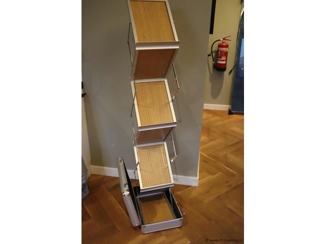 Folderdisplay, opvouwbaar in koffer - afbeelding 1 van  6