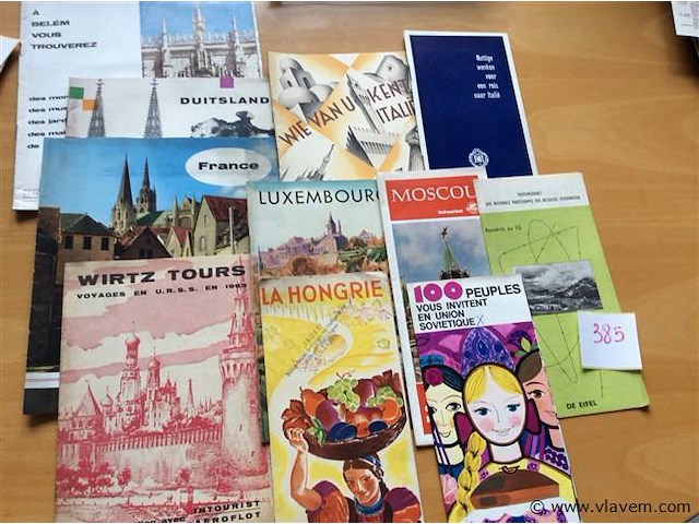 Folders toerisme divers - afbeelding 1 van  4