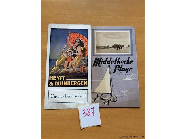 Folders toersme kust j'30. - afbeelding 1 van  2