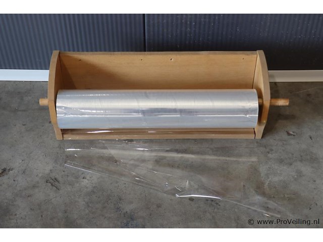 Folie incl. houten folie rolhouder - afbeelding 1 van  3