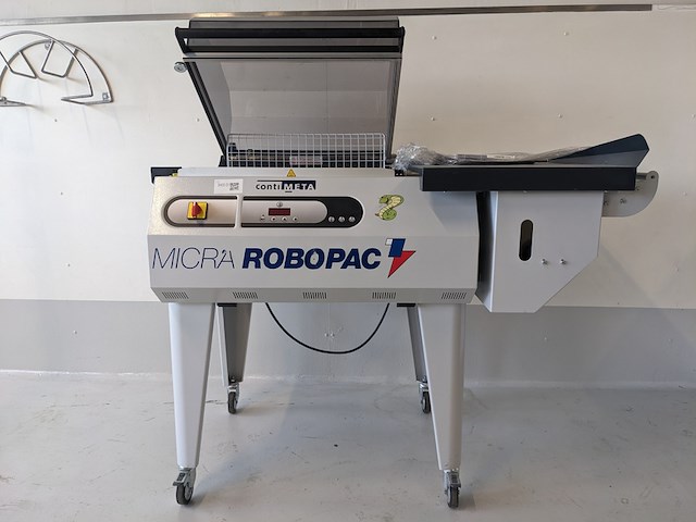 Folie krimp machine, robopac, micra m1, wit, 2021 - afbeelding 1 van  11
