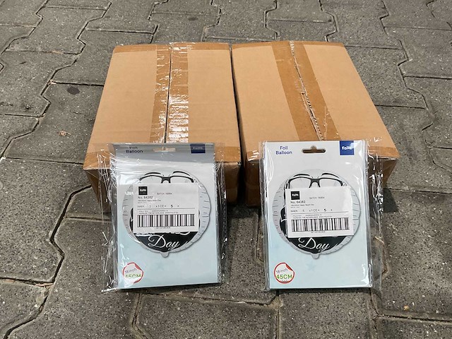 Folieballon happy beard day - 45cm (200x) - afbeelding 2 van  4