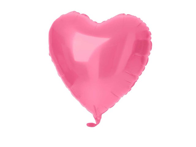 Folieballon hart roze (200x) - afbeelding 1 van  4