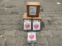 Folieballon hart roze (300x) - afbeelding 3 van  4