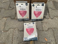 Folieballon hart roze (300x) - afbeelding 4 van  4
