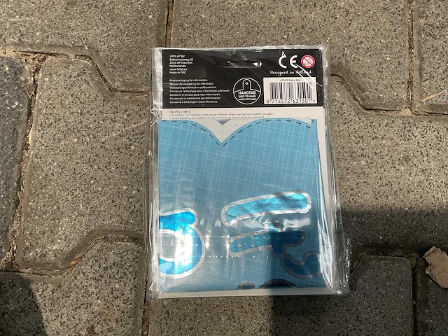 Folieballon it'sa boy babyvoetje 70cm (200x) - afbeelding 3 van  3