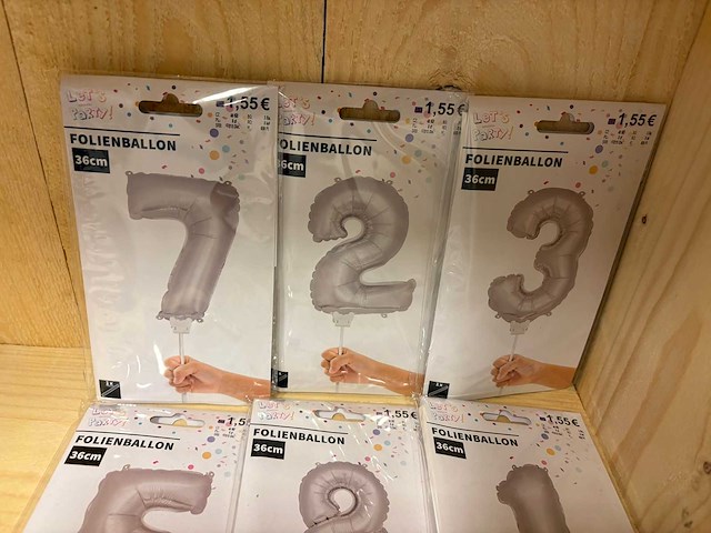 Foliebalon - mixpartij (1000x) - afbeelding 3 van  3