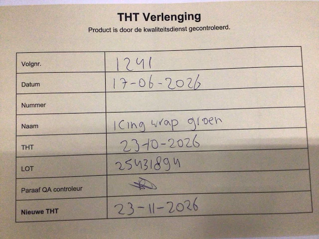 Fondant wrap groen 430g (156x) - afbeelding 4 van  4