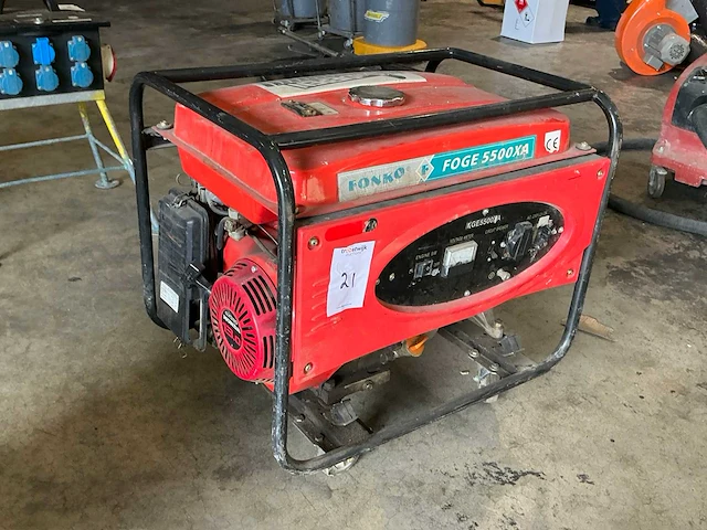 Fonko kge5500xa stroomgenerator benzine - afbeelding 1 van  7
