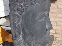 Fontein buddha, buddha, donkergrijs / antraciet - afbeelding 3 van  7