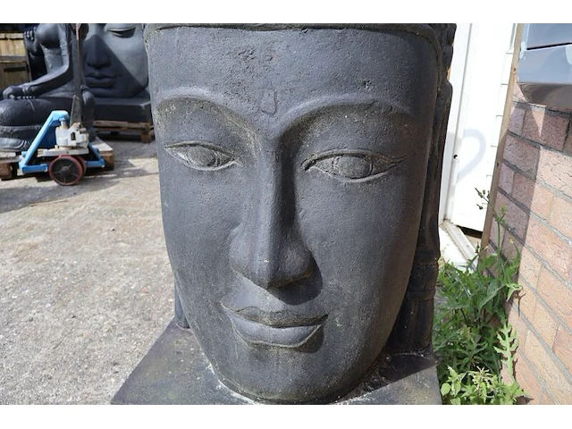 Fontein buddha, buddha, donkergrijs / antraciet - afbeelding 4 van  7