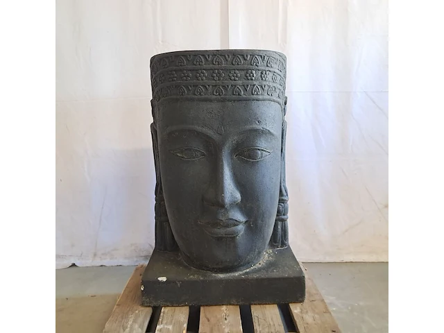Fontein buddha, buddha, donkergrijs / antraciet - afbeelding 1 van  8