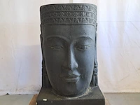 Fontein buddha, buddha, donkergrijs / antraciet