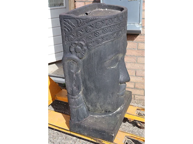 Fontein buddha, buddha, donkergrijs / antraciet - afbeelding 3 van  8