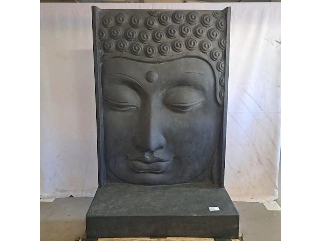 Fontein, buddha, donkergrijs / antraciet - afbeelding 1 van  8