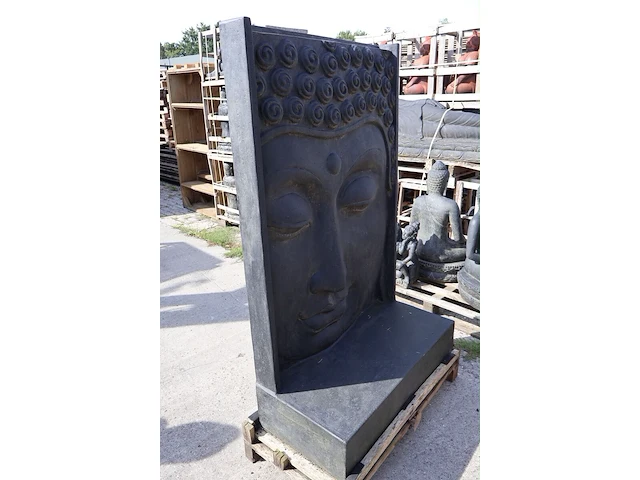 Fontein, buddha, donkergrijs / antraciet - afbeelding 4 van  8