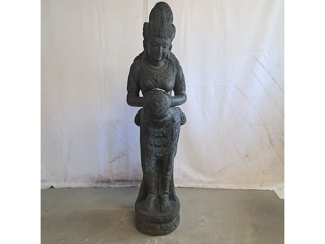 Fontein, buddha, donkergrijs / antraciet - afbeelding 1 van  8