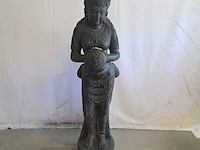 Fontein, buddha, donkergrijs / antraciet