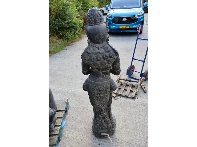 Fontein, buddha, donkergrijs / antraciet - afbeelding 7 van  8