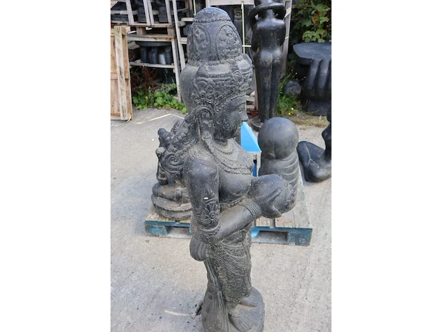 Fontein, buddha, donkergrijs / antraciet - afbeelding 8 van  8