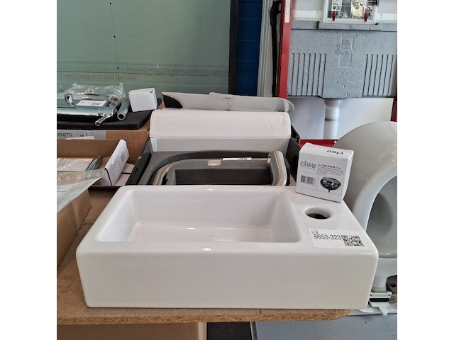 Fontein clou, glans wit - afbeelding 1 van  6