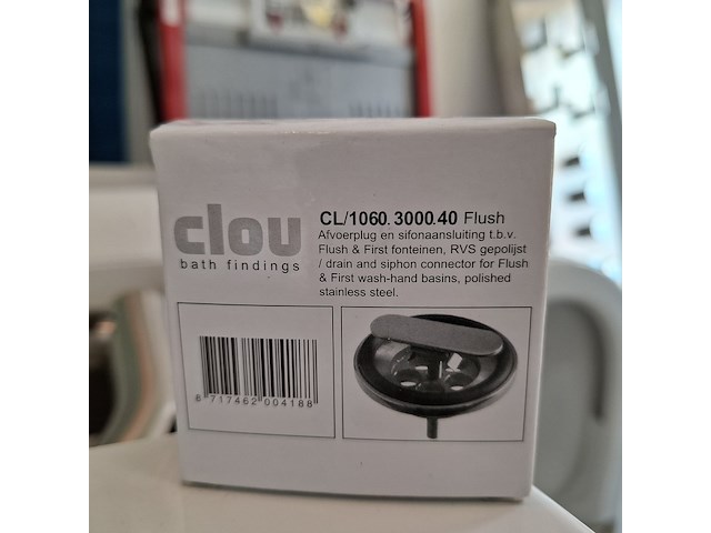 Fontein clou, glans wit - afbeelding 5 van  6