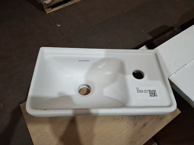 Fontein duravit, d-neo, mat wit - afbeelding 3 van  5