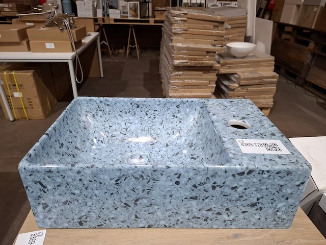 Fontein globo, le pietre, blauw - afbeelding 2 van  5